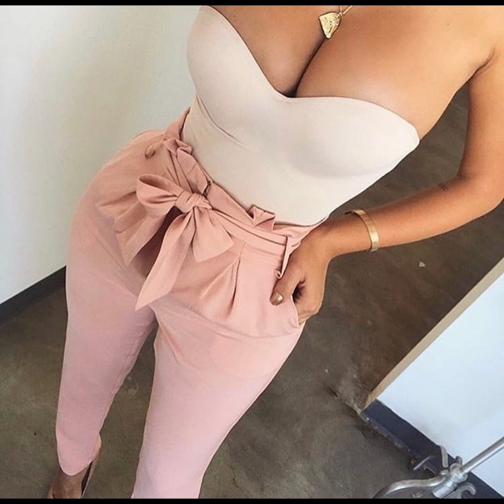 Paper top high waist pants NWT - Picture 11 of 11